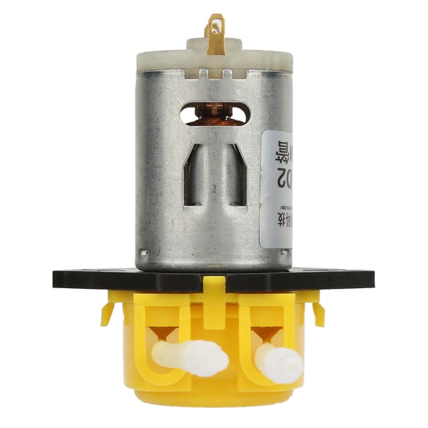 DC12V gul mikrovann væske peristaltisk pumpe for akvarium lab Analytisk 2*4 mm