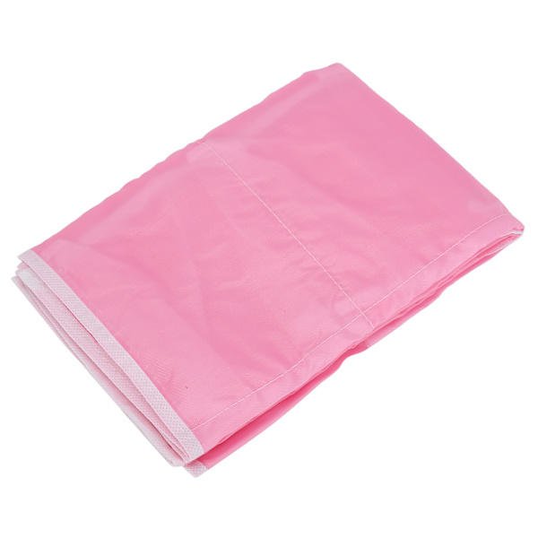 Vægskab hængende arrangører over døren Opbevaringspose Polyester hængende hylder Lomme til soveværelse StuePink