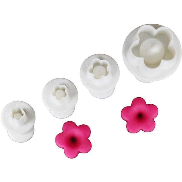 Tryckform, Plast, 4st Vita