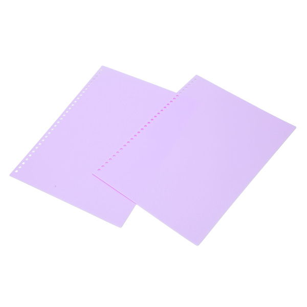 20 st arkpapper A4 30 hål PP-plast för presentation Taro Lila