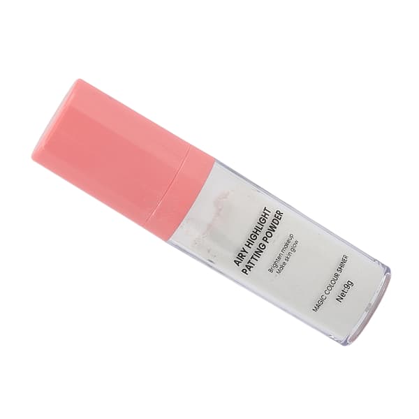 Luftigt Highlight Patting Powder Glødende Makeup Ansigts Pudder Blusher Highlighter til Hverdagsbrug