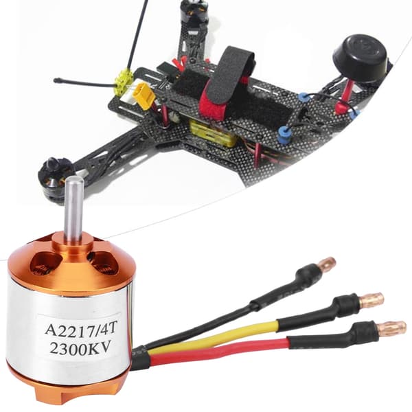 A2217 Børsteløs Motor til RC Fastvingede Quadcopter Drone Dele Tilbehør A2217 2300KV