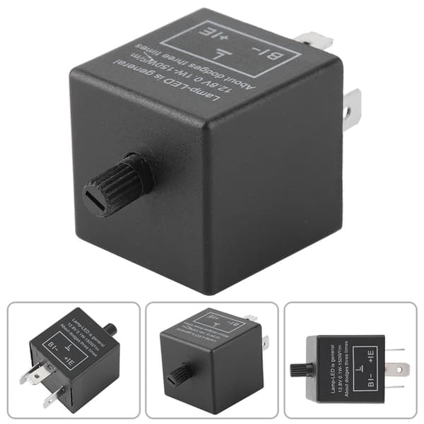 Elektronisk LED justerbart blinklysrelé for blinklys CF14 JL-02 til CF 14K