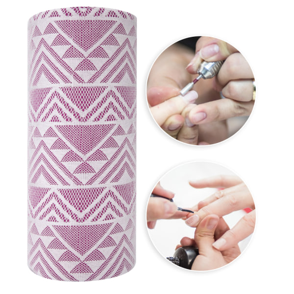 3 farver Nail Art Pude Pude Blød Halvcirkel Manicure Hånd Armlæn Holder Lilla