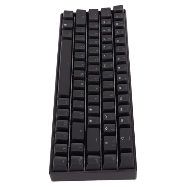Tastatur 68 Taster Hvidt Lys Tre Tilstande Sort Mekanisk Tastatur til Windows til HarmonyOS til Android til IOS Sort Switch
