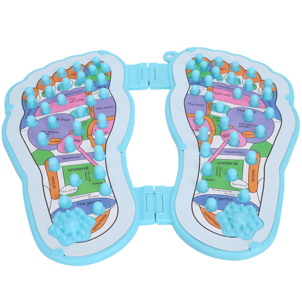 Jalkojen muotoinen hierontamatto stimuloi verenkiertoa jaloissa Acupoint Massager Plate Board