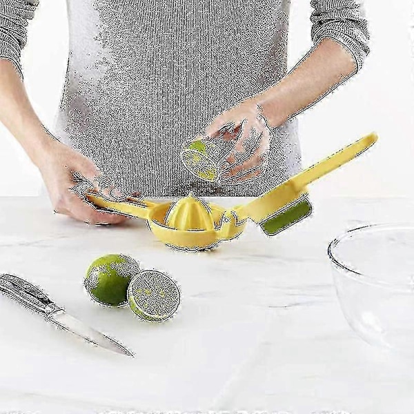Dobbelvirkende Sitruspresse Sitron Manuell Juicer Husholdnings Liten Mini Bærbar Juicer Enkel Juicer