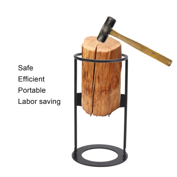 Vedkløyver Bærbar jernklyvekile for tømmer ved Arbeidsbesparende Bærbart vedkløyveverktøy for hjemmebruk S