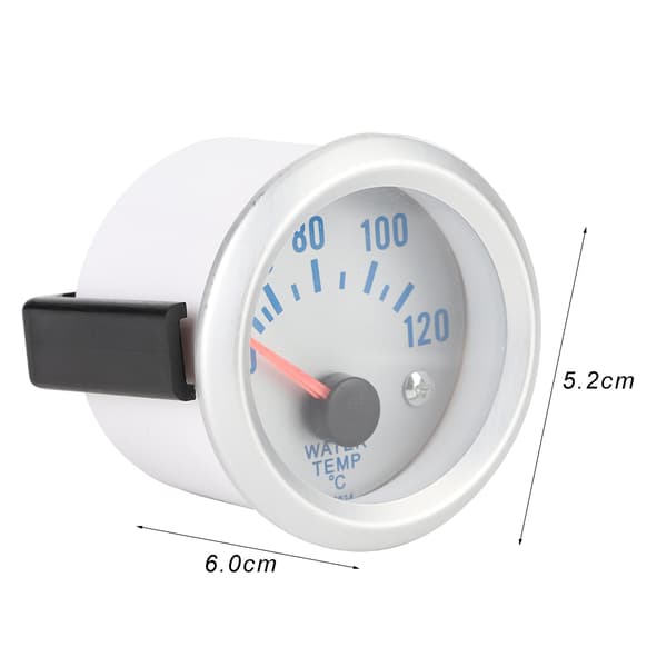 52mm 2' Universal Car Motor Digital Blue LED Water Temp Temperature Gauge 40-120℃ Range