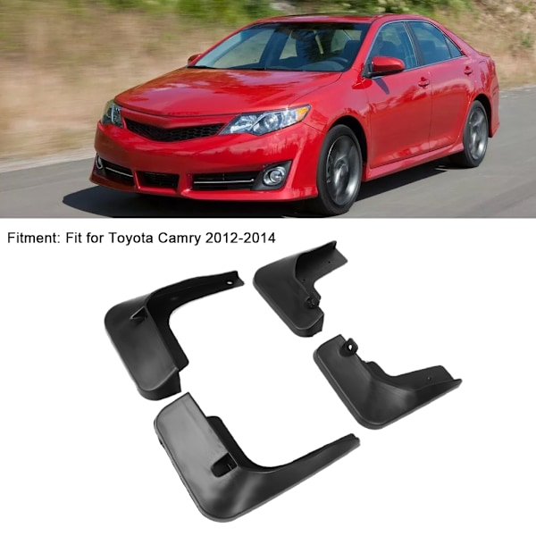 4 kpl etu- ja takalokasuojaa, auton lokasuojat, sopii Toyota Camryyn 2012-2014