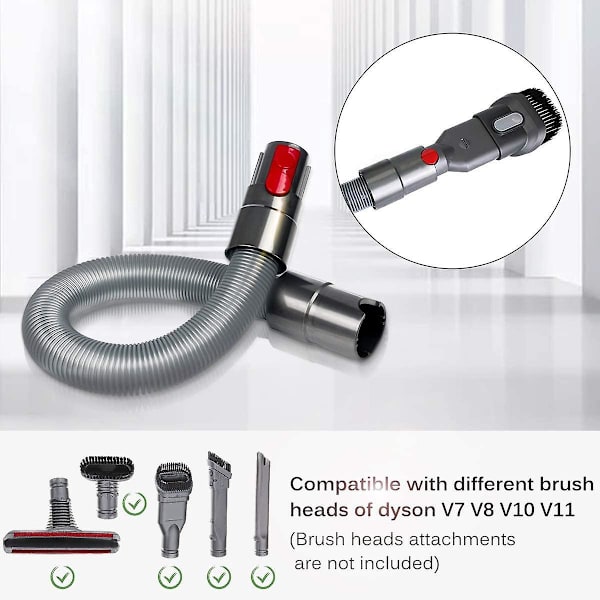 Dyson sladdlös dammsugare 52cm-150cm förlängningsslang