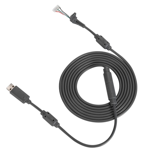 USB 4-pinners spillkabel erstatningstråd breakaway-adapter for Xbox 360 (grå)
