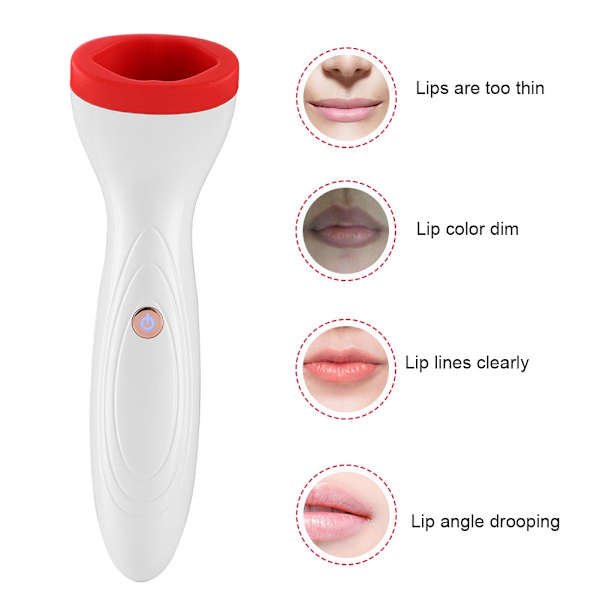 USB Oppladbar Automatisk Lip Plumper Instrument Elektrisk Lip Enhancer Plumping Device