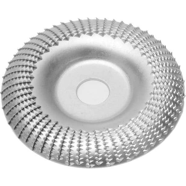125 mm slibeskive til kulstofstål, ideel til træ, udskæring og formgivning.