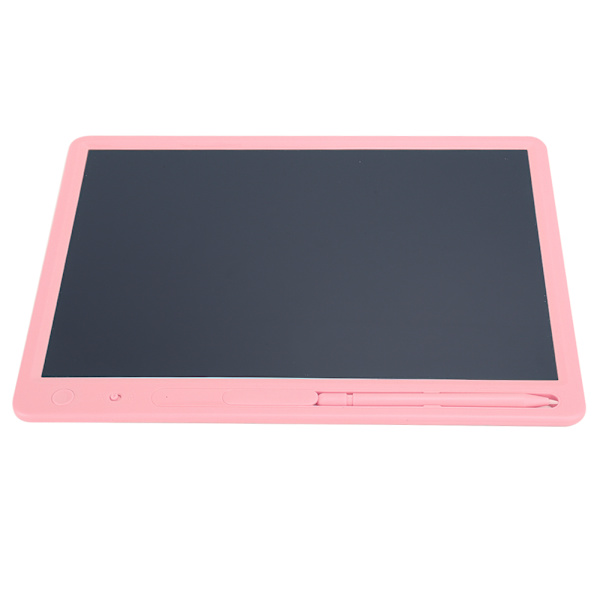 15in LCD-skrivetavle, fargerik, fet håndskrift, barns smarte elektroniske doodle-tavle, rosa