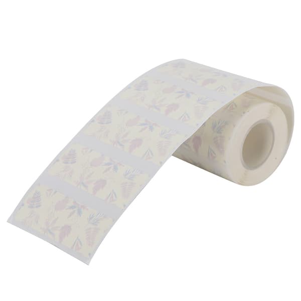 Termiskt etikettpapper med bladmönster, tryckpapper, kontorsmaterial för EQ11 50x20mm