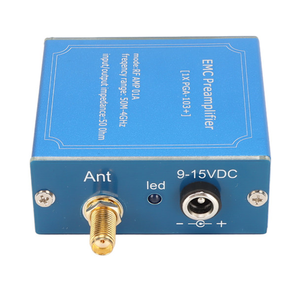 Støjsvag forstærkermodul 50M‑4GHz Wideband Plug and Play DC 9‑15V High Gain LNA-modul til kommunikationssystem