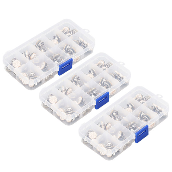 150 stk syfrie knapper elegant rose stil holdbar plast metall avtakbar dekselknapper for kjole værskjorte