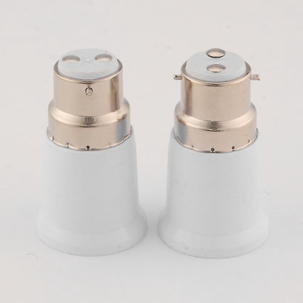 Pæresokkel Konverter, Lys Sokkel Konverter B22 til E27 Pære Skrue Pære Adapter Lampe Sokkel Holder 4 stk