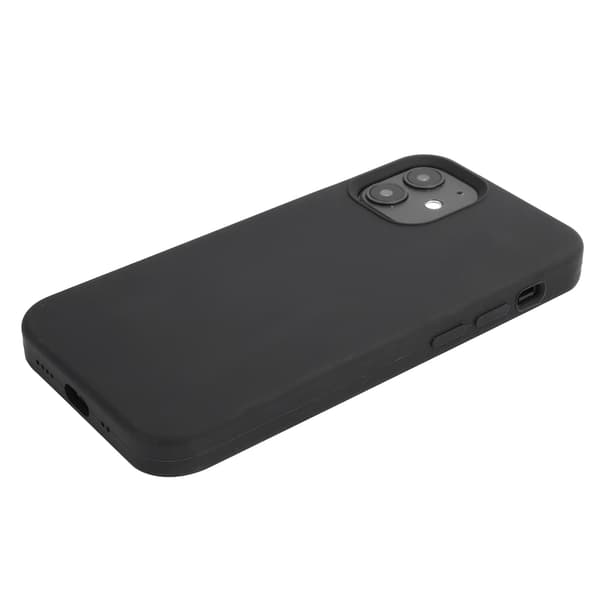 Telefonsilikonskal Skyddsfodral Stötsäkert Mobilskal Passar för IOS 12 Mini (Svart)