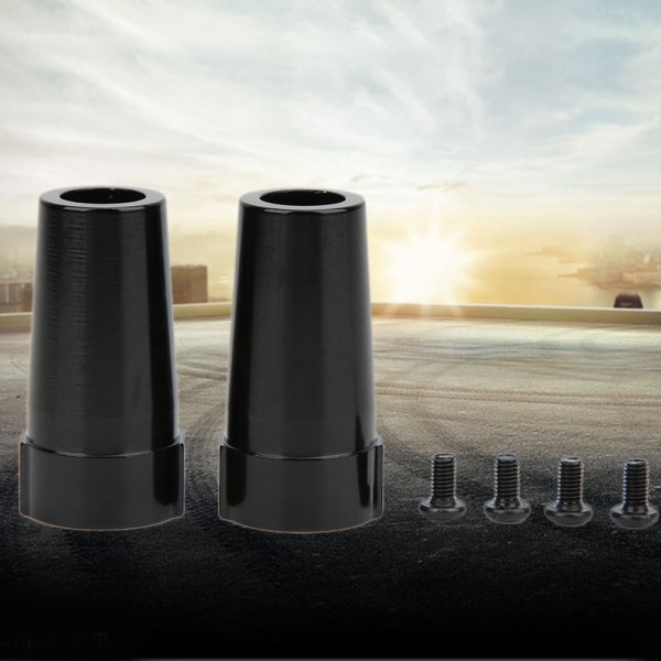 2 stk aluminiumslegering bagaksler Bøsning tilbehør Passer til Wraith AX90018 90020 1/10 RC CarBlack