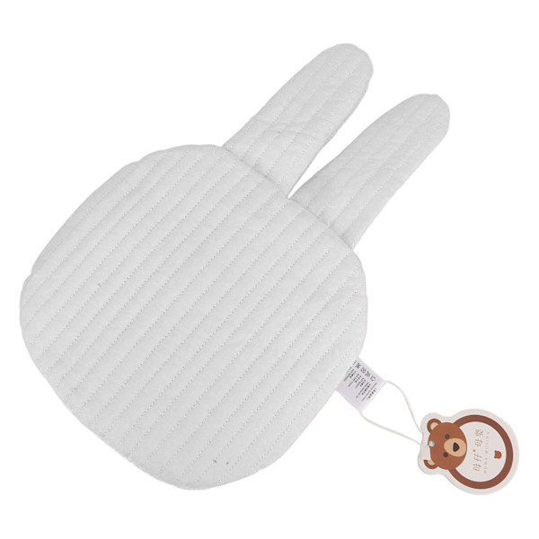 Baby Sovkudde Bomull Kanin Form Andningsbar Mjuk Bärbar Cartoon Spädbarn Amningskudde 39cm