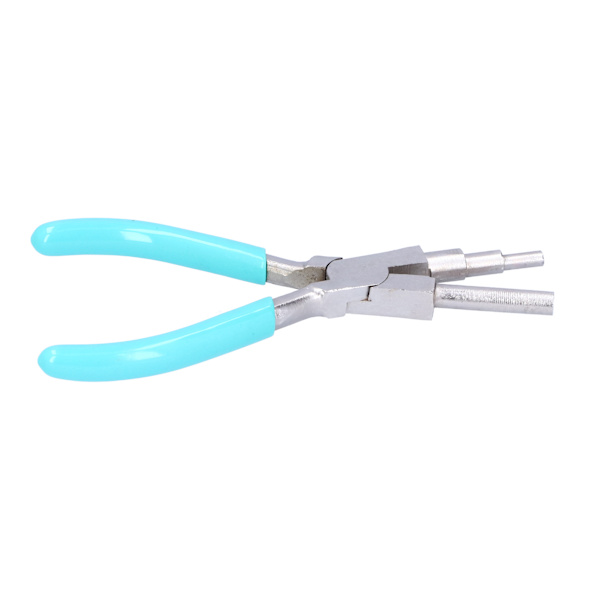 Viklepenger 3-seksjoner Rund Nese Karbonstål Wire Coilling Forming Tool Tilbehør