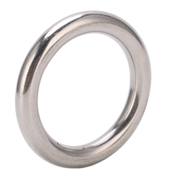 Hitsattu O-rengas Ruostumaton teräs Hitsattu pyöreä rengas Navigointiin Sukellusverkot ja Laukut 10x50mm