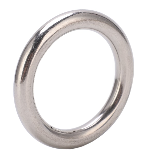 Svejset o-ring rustfrit stål svejset rund ring til navigationsdykkerhængekøjer og -tasker 10x50 mm