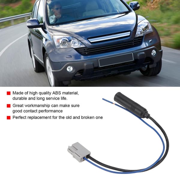 ABS Bil CD Afspiller Radio Antenne Adapter Han Kabel Tilbehør Passer til Honda CRV City