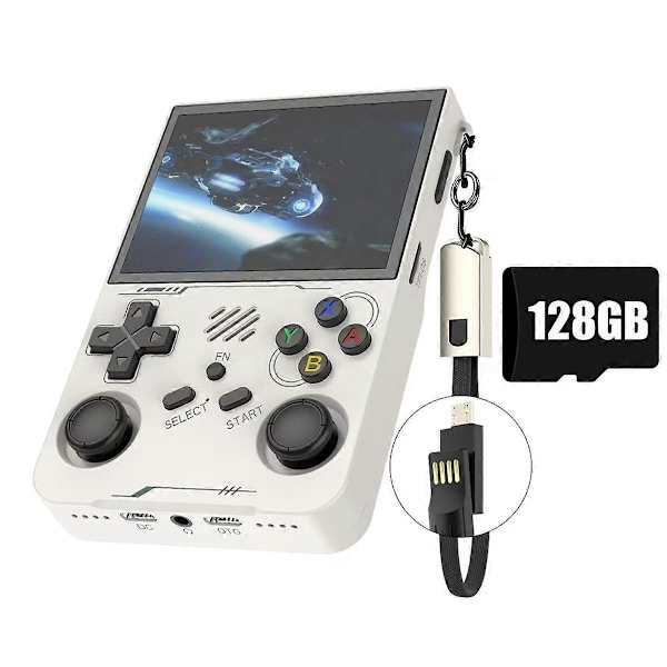 R36XX Retro Håndholdt Spillkonsoll 128G 30000+ Spill for Barnegave A