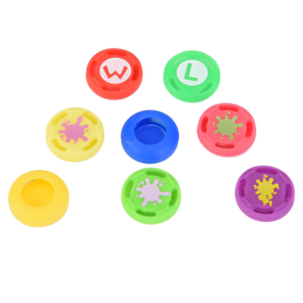 8 STK. Erstatning Silikone Analog Controller Joystick Tommelfingergreb Hætte Cover Til Switch PRO
