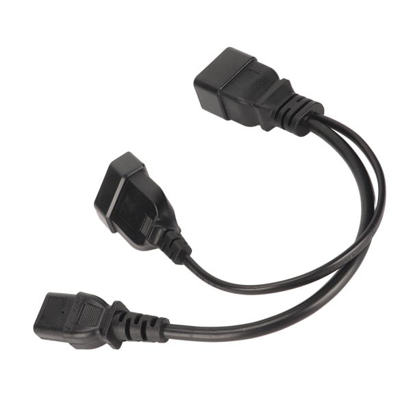 IEC320 C13 og EU-plugg til IEC320 C20-strømledning IEC320 C13 og EU-hun-plugg til IEC320 C20 Y Splitter-strømledning 12,6 tommer