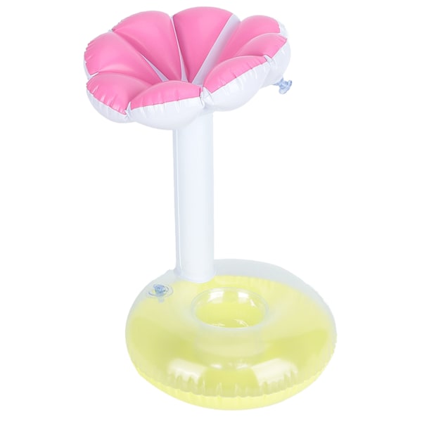 10 stk oppblåsbare drikkekopp-brikker soppform flytende koppholder drikkeholder badeleker