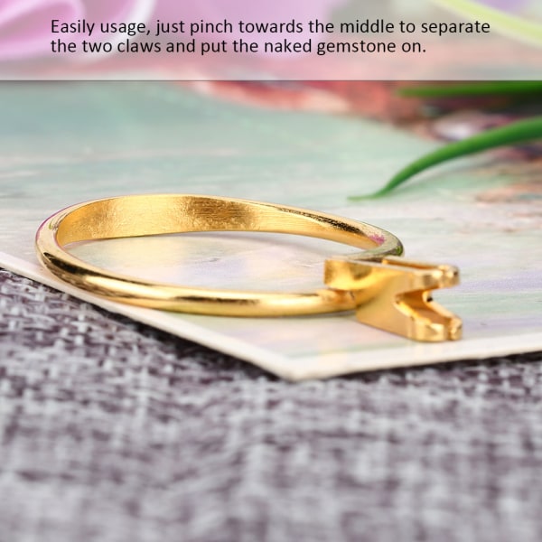 Ring Sten Hållare Naken Gemstone Diamond Claw Display Prong Smycken Making Tool