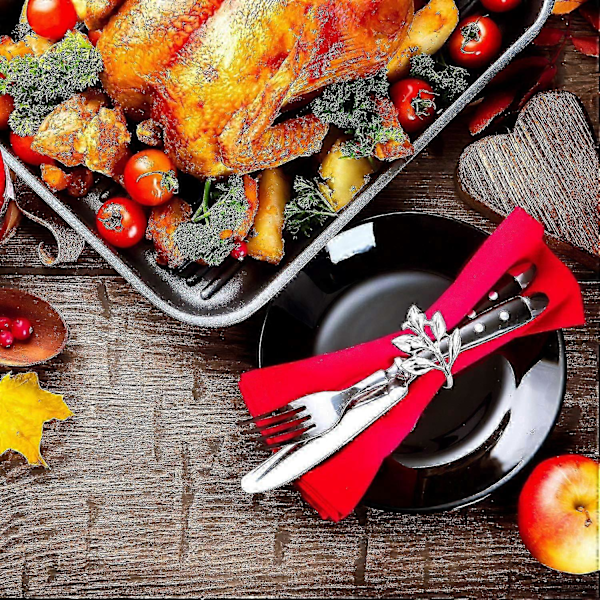 Servietringe med blade til efterårsfest, juleservietringe til Thanksgiving-fester