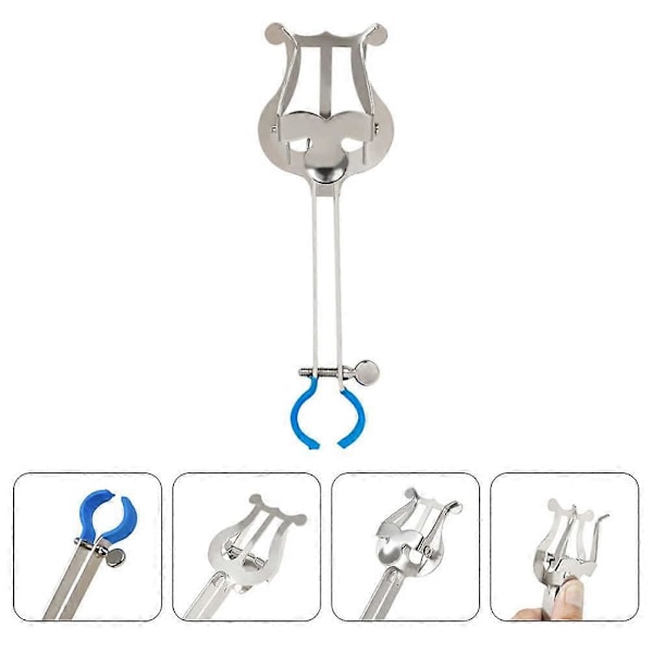 Trompet Lyre Sølv Trompet Lyre og Flip Folder Letvægts Trompet March Lyre Trompet March Musikholder