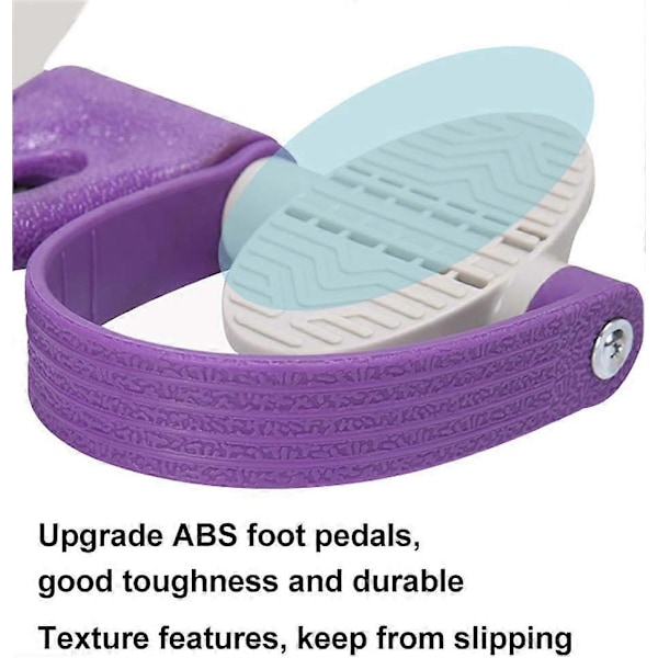 Yoga Pedal Motståndsband Elastiskt Dragrep Fitness Sit-up Träningsutrustning för Hemmagym Arm Mage Träningsutrustning Bensträckningsutrustning
