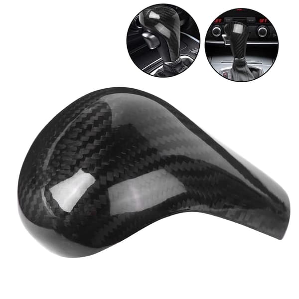 Gearskifte Knaphætte i Kulfiber til Audi A6L Q5 A5 A4L Q7