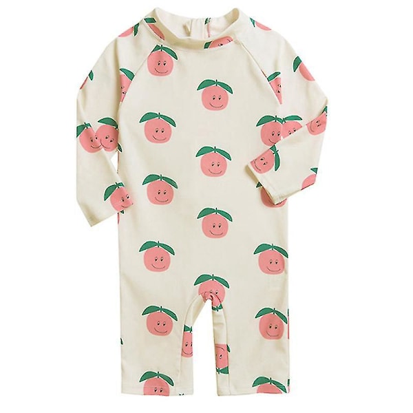 Solskyddande Snabbtorkande Barn En Delig Baddräkt - Pojkar & Flickor Surfdräkt 4-5 År rosa fågel
