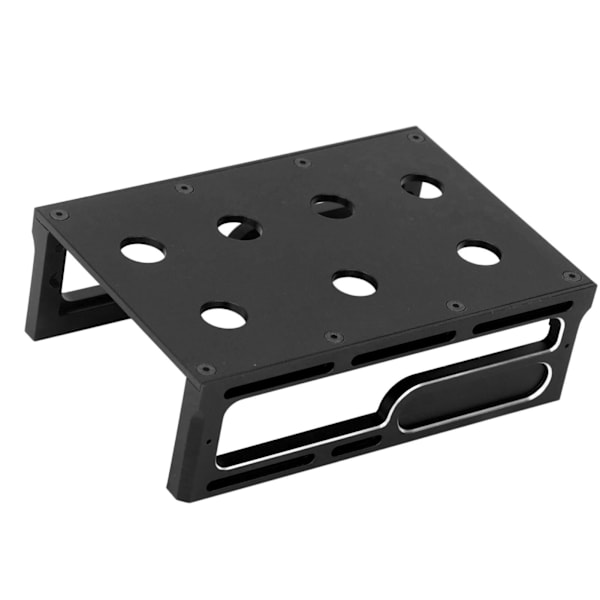 RC-bil arbetsstativ slitstark aluminiumlegering RC-bil reparationsarbetsstation för 1/8 för 1/10 RC-lastbilsvågar svart