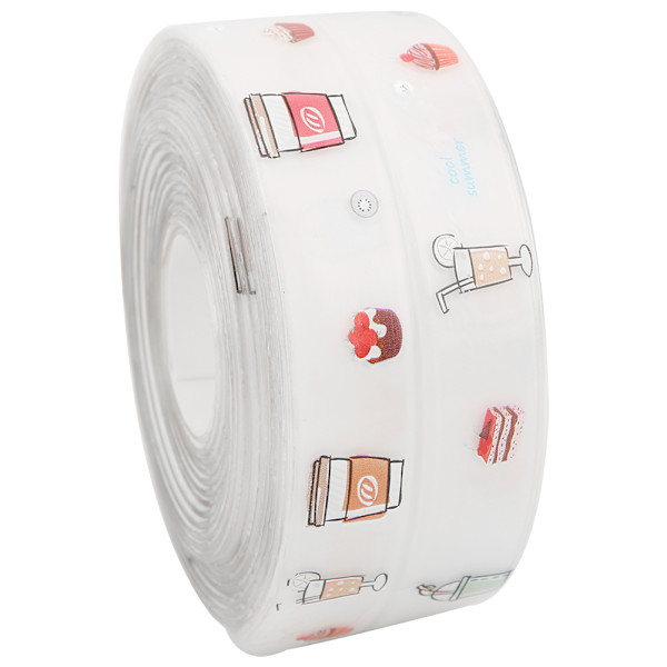 3,8 cm x 3,2 m PVC tyylikäs keittiö kylpyhuoneen rakojen tiivistysnauha vedenpitävä homeenestotiivistysteippi tarra (läpinäkyvä kahvi jälkiruoka)
