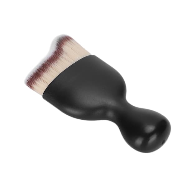 Foundation Makeup Børste Buet Vinglas Form Base Makeup Børste til Flydende Foundation Grå
