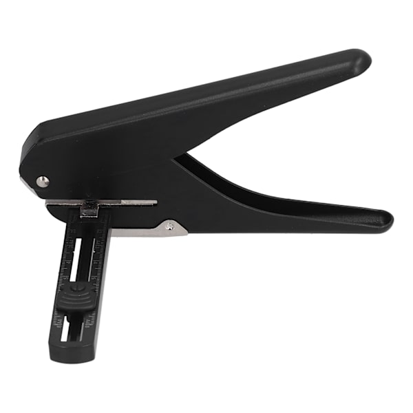 Paper Hole Punch Säädettävä Reikäväli Työtä Säästävä Konfetti Keräily Design Reikäleikkuri Toimisto Kotitalous Musta