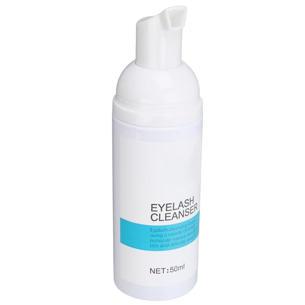 Øjenvippesæbe til hjemmebrug og salon, bærbar makeup mascara oliefjerner øjenvippeshampoo til kvinder 50ml