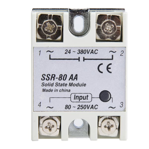 80A enfaset solid state relébrytermodul SSR-80AA 80-250VAC