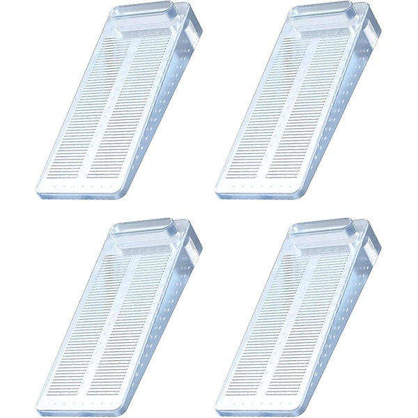 Kirkas säädettävä liukumaton ovenpysäytin - sopii laatoille, betonille, matoille, laminaatille jne.