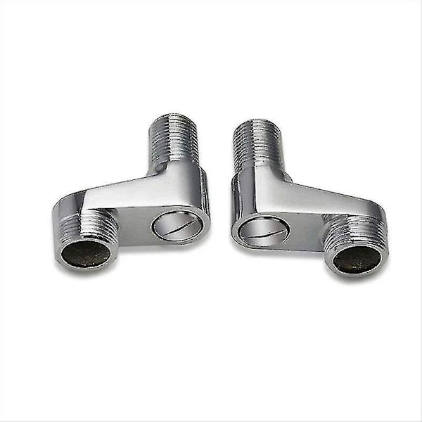2-pack Badkarsblandare Adapter, Justerbar Svängarm, 25mm, 20mm, Duschblandare, Badrumsblandare, Massiv Mässing Blandare, starlight-B11