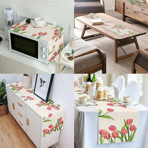 Vanntett blomsterduk - Elegant kjøkkendekor