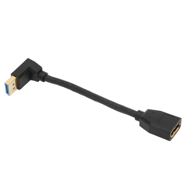 Displayport forlængerkabel DP1.4 Version 90 Graders Displayport Han til Hun Forlængeradapter til 8k 60hz 4k 144hz